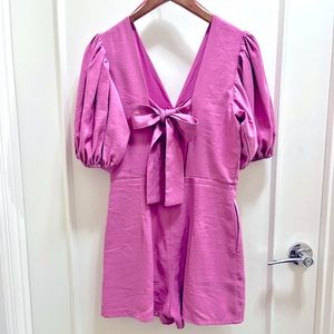 Puff-sleeved Anthropologie Romper, Medium